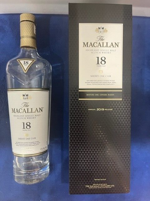 Macallan 18 Sherry Oak Bottle with Box Excellent | eBay