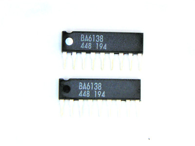 BA6138  ''Original''  ROHM   9P SIP IC  2 pcs