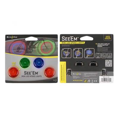 Nite Ize See 'Em LED Wheel Light 4 Pack 