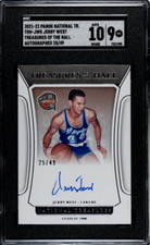 Jerry West 2021-22 National Treasures Treasures Of The Hall SGC 9/10 /49 Lakers