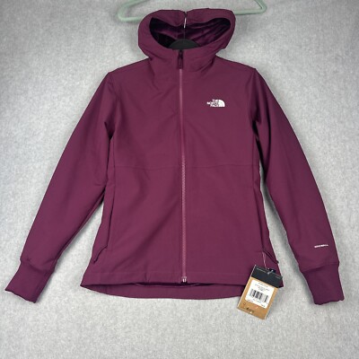 North Face Jacket Womens XS Purple Shelbe Raschel Hoodie Zip