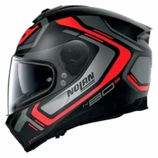 Full-Face Nolan N80.8 Ally Flat Black Red 39 S