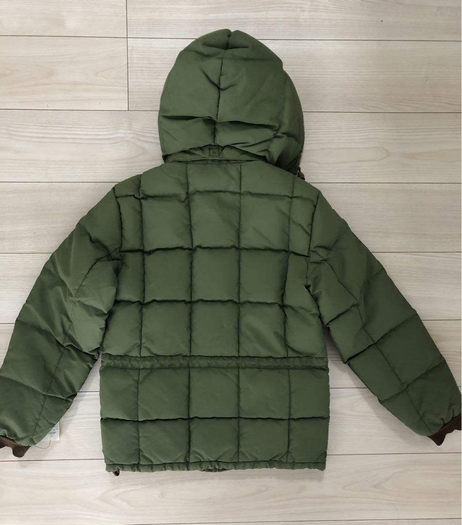 RRL ダウンジャケット Ralph Lauren RRL Blue Coated Twill Down Alternative Parka