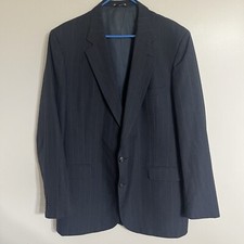 Men s Vintage Stafford Gray Pinstripe Suit Jacket Sport Coat Size 48 XL