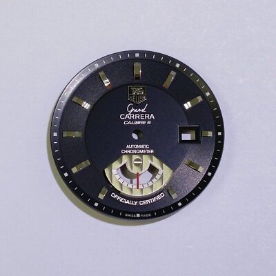 TAG HEUER GRAND CARRERA CAL 6 WATCH WAV511A BLACK DIAL 35 MM (NOS & ORIGINAL)