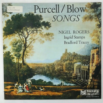 Lp  Purcell, Blow, Nigel Rogers Ingrid Stampa Bradford Tracey    Songs