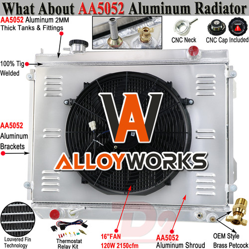 4 Row Radiator Shroud Fan Relay For 1995-2004 Toyota Tacoma 2.4L 2.7L L4 3.4L V6 - Picture 1 of 10