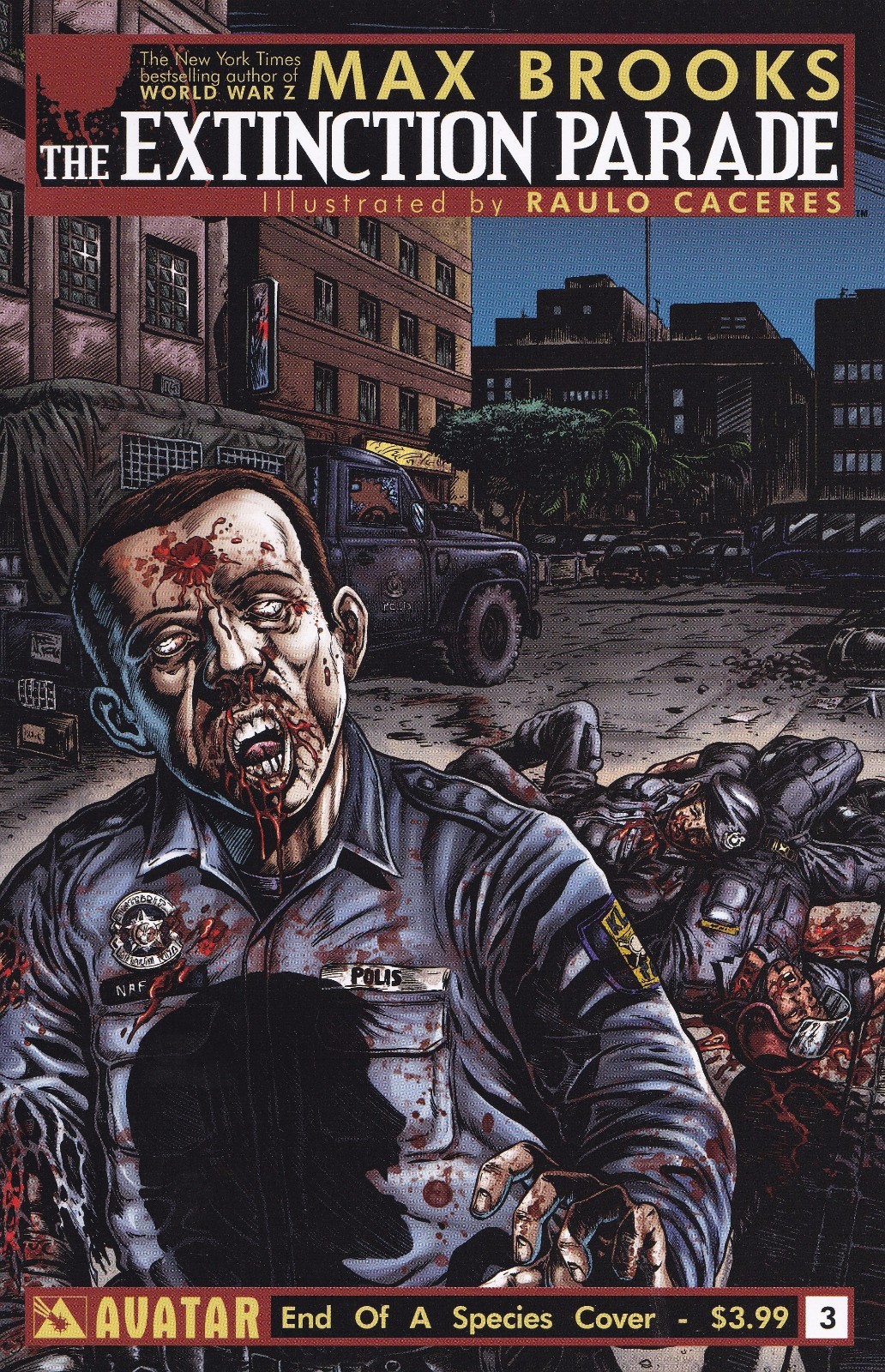 EXTINCTION PARADE #3 - End Of A Species Cover - Back Issue