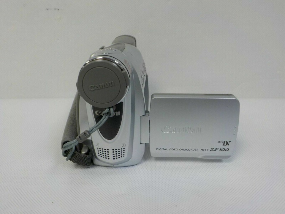 Canon Digital Video Camcorder Mini DV NTSC ZR 100 UNIT ONLY eBay