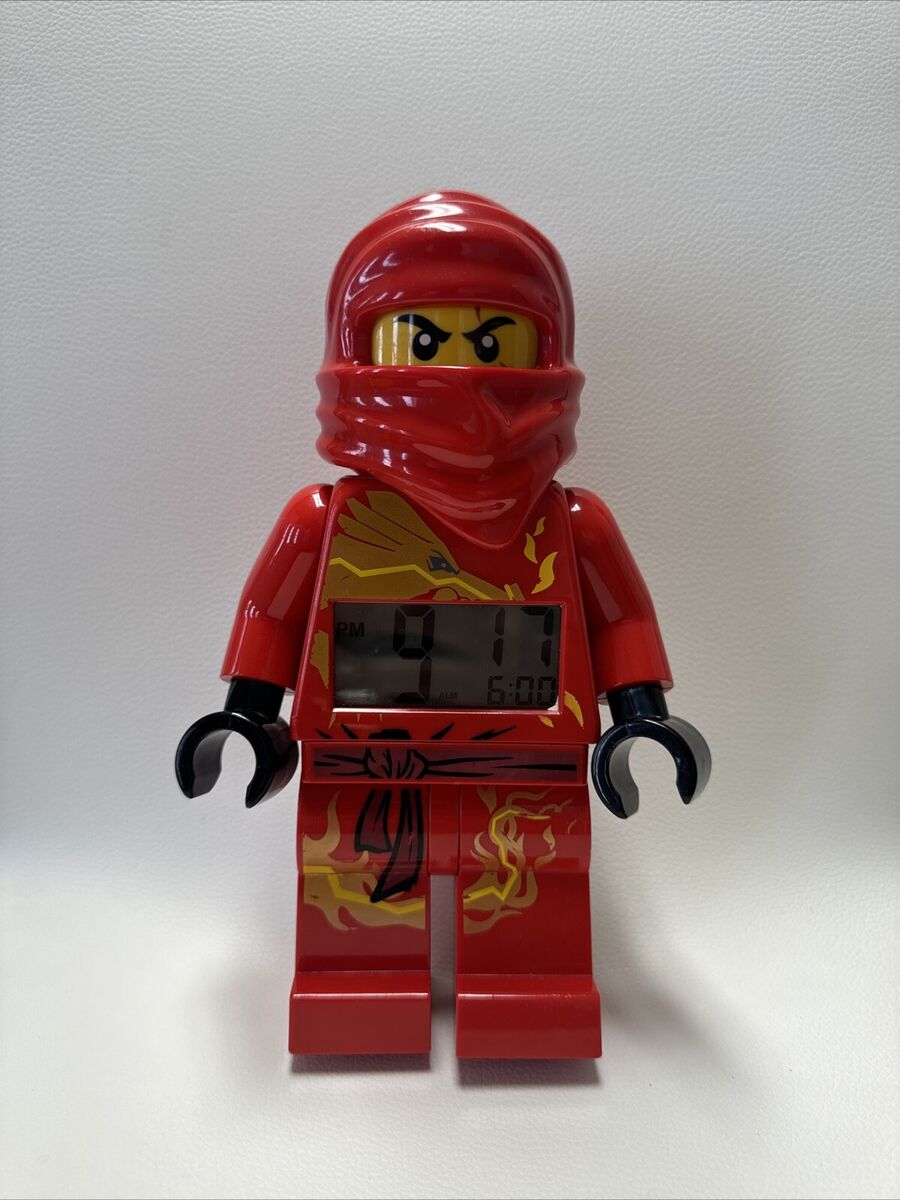 LEGO Ninjago Masters of Spinjitsu Kai Red Ninja Alarm Clock LEGO Ninjago Masters of Spinjitsu Kai Red Ninja Alarm Clock