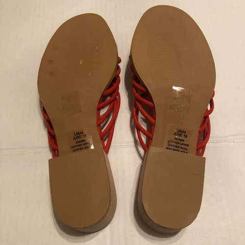 Madewell ’The Dakota Sandal’ in Red Sz 7.5 - Picture 5 of 5