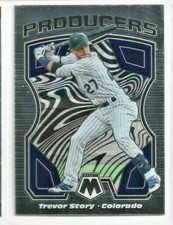 Trevor Story. 2021 Mosaic #p4 producers Colorado Rockies Baseball Insert Card