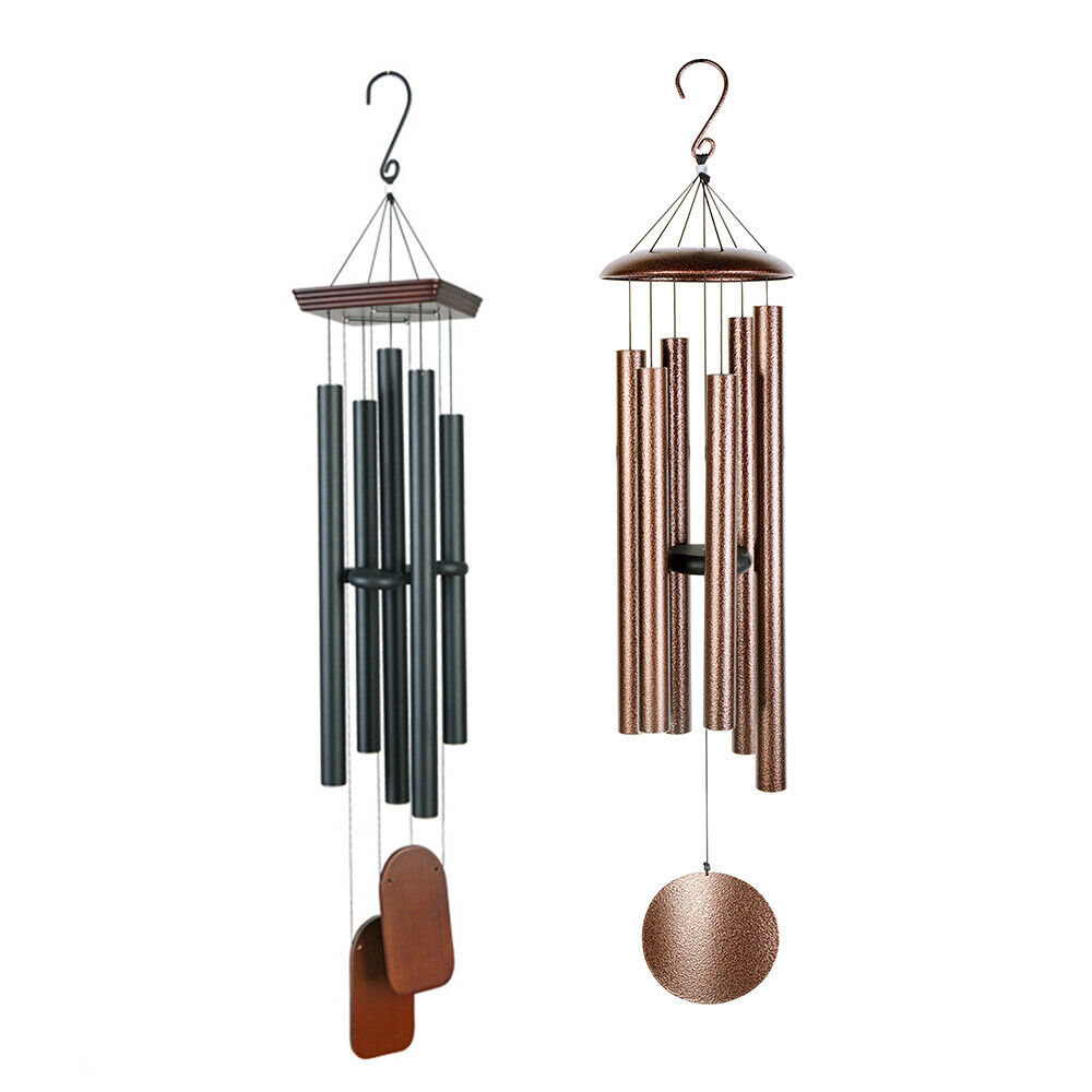 Image 01 - LARGE Metal Tube Deep Tone Resonant Bass Sound CHURCH Bell Wind chime