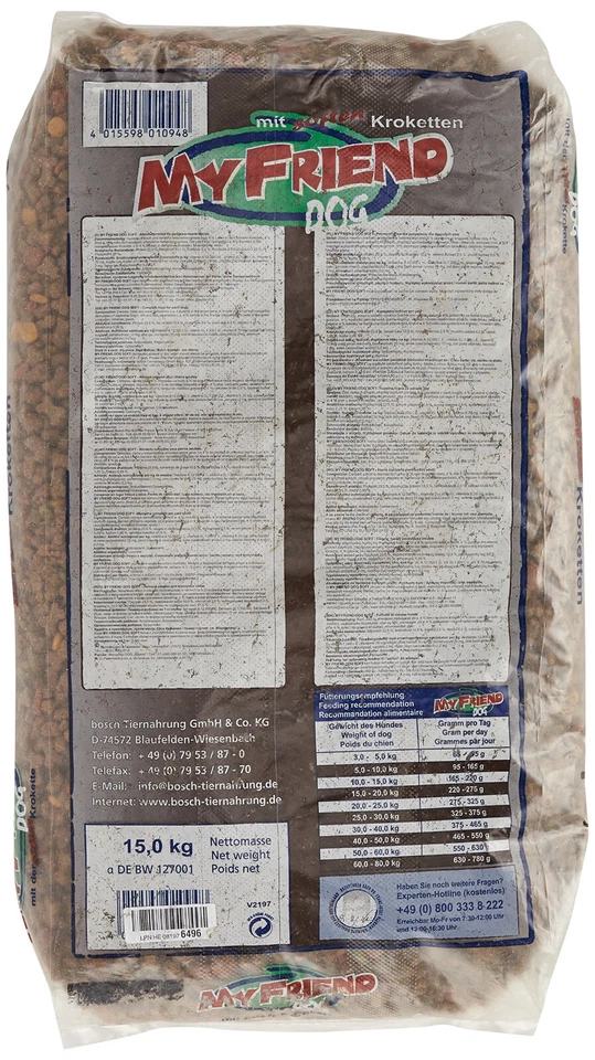 BOSCH 15 kg My Friend Soft Hundefutter Trockenfutter Brocken & Kroketten - Bild 2 von 4