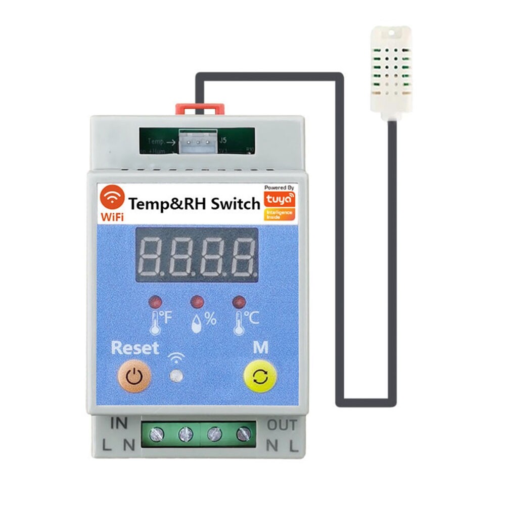 20A Tuya WiFi Temperature Humidity Switch  Temp/Humidity Control9426