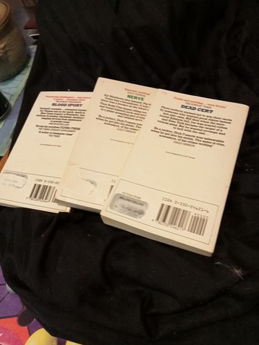 Dick Francis 3 Books Blood Sport Nerve Dead Cert - Picture 2 of 5
