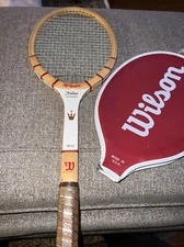 Wilson Wooden Tennis Racquet; The Jack Kramer Autograph; Mid-Size; 4.5 M Vintage
