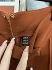 Women’s SHEIN Burnt Orange High Waist Flare Leg Pants Size XS — photo 3