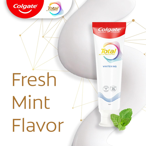 Colgate Total Whitening Toothpaste with Fluoride, 10 Benefits Including Sensitiv - Picture 9 of 14