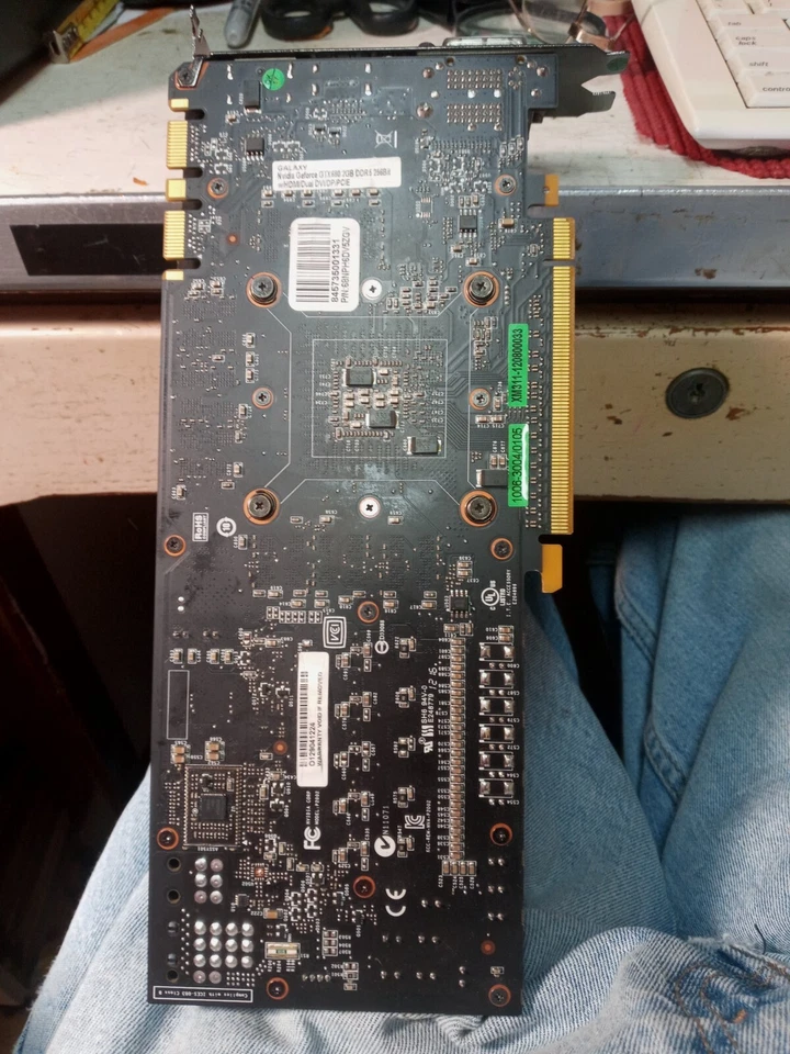 GALAXY NVIDIA GEFORCE GTX680 2GB DDR5 256BIT w/HDMI/DUAL DVI/DP/PC/E / USED - Image 4 of 4