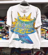 Rare Grateful Dead 1994 Whale T-Shirt Retro tee Men Women S-5XL NH20508