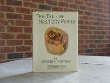 1930s Original Series THE TALE OF MRS. TIGGY-WINKLE Beatrix Potter BOOK w/ DJ