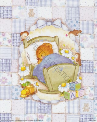 Paper tole Kit-SB11-Kingfisher-RDM-B2403  Sleeping Teddy-Blue