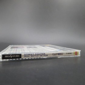 Street Fighter Real Battle on Film Sega Saturn with Manual Japanese Version