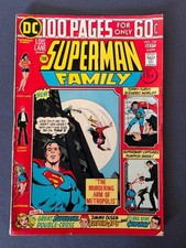 Superman Family #166 DC Comics 1974 100 Page Giant Lois Lane Supergirl Bronze Ag