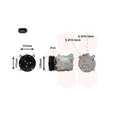 1x Kompressor, Klimaanlage VAN WEZEL 3700K280 passend für OPEL