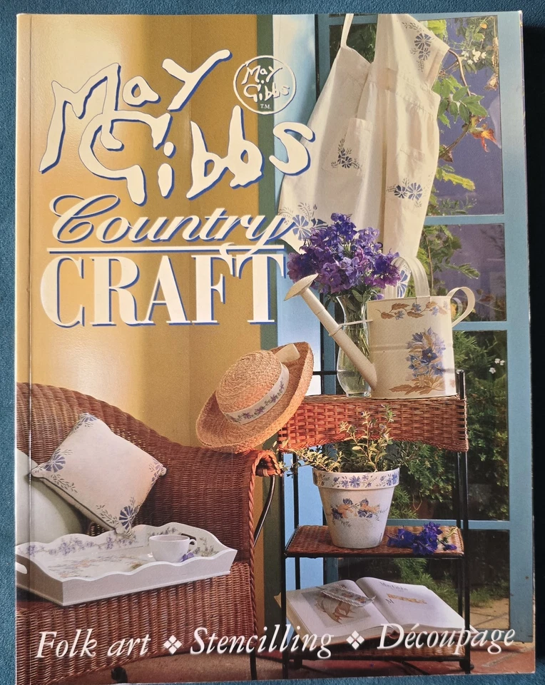 Stencilling Decoupage Folk Art Gumnut Babies Wildflower May Gibbs Craft Pattern - Image 2 of 4