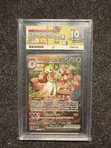 Pokémon TCG Gardevoir ex 245/198 SV01 SIR Holo EN 2023 ACE Grading 10