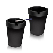 Smokeless Car Ashtray with Lid Smell Proof,Car Ashtrays for Cup Holder 2PCS