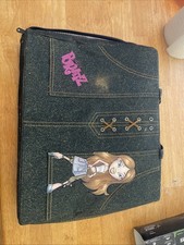 MGA Bratz Fashion Dolls Clothes Denim Storage Carrying Case Bag Inserts 2004
