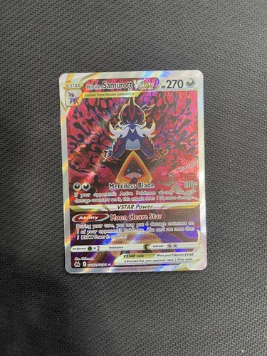 Hisuian Samurott VSTAR GG52/GG70 Crown Zenith Galarian Gallery Holo ENG NM