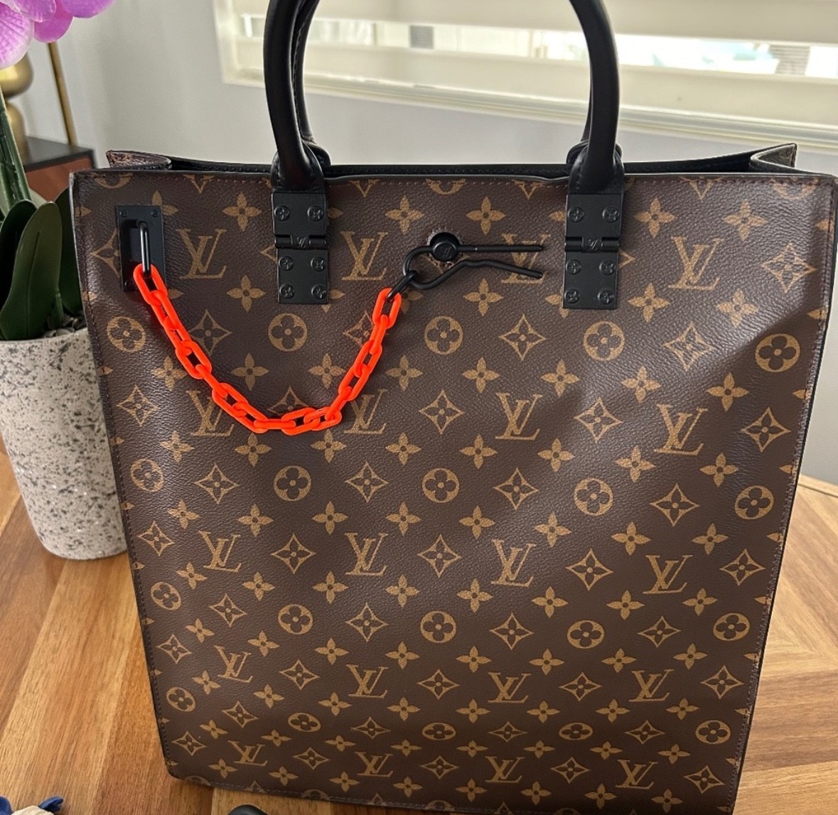 Louis Vuitton Solar Ray Sac Plat Shoulder Bag Brown Canvas Virgil