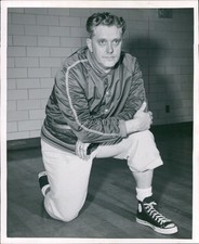 1951 John Mauer University Florida Coach Basketball Historic Vintage Photo 8x10