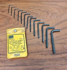 70's Craftsman 11 PC Hollow Set Hex Key Set Standard W/Pouch 946693 Made In USA