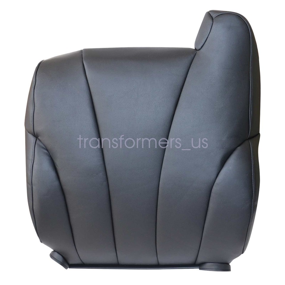 Both Leather Seat Covers Dark Gray Fit For 1999-2002 Chevy Silverado ...