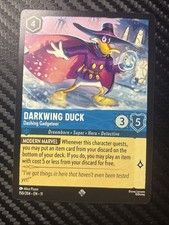 Disney Lorcana Darkwing Duck-Dashing Gadgeteer Character Card 150/204 EN