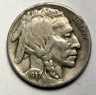 1937 Indian Head Buffalo Nickel. Bold Date!!  Nice Coin!!