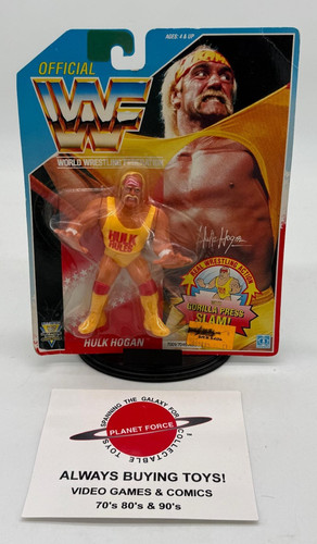 1990 Hulk Hogan Gorilla Press Slam MOC Vintage WWF...