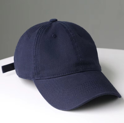 Cotton Baseball Cap Ball Dad Hat Adjustable Plain Solid Washed Men Washed PC