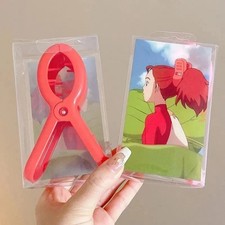 Cute Arrietty Cosplay Shark Hair Clip for Adult Kid Red Ponytail Hairpin Fashion
