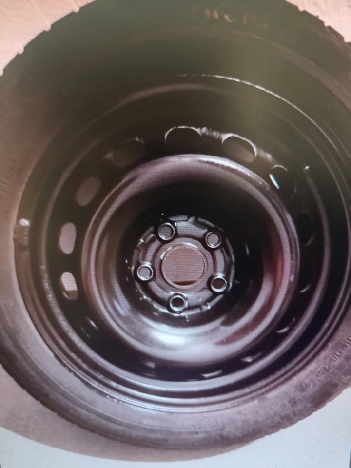 Gebrauchte Winter Komplett Räder Auf Stahlfelgen...6mm Profil! - Bild 3 von 3