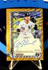 CHASE MEIDROTH (RC), 2025 Topps Chrome Update #AC-CME SP/50 AUTO GOLD WAVE REF