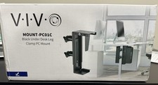 VIVO Adjustable Under Desk & Wall PC Mount | Computer Case Holder w/ Swivel PC01