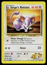 Pokemon Card Gym Heroes Lt. Surge's Rattata 82/132 Common