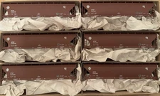 HO Accurail 12047 Santa Fe ACF 3-Bay Covered Hopper Kit (6-Pack) ATSF