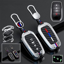 Alloy Soft Silicone Car Key Case Cover For Toyota Highlander Fortuner Rav4 2015